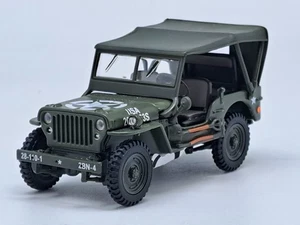 CARARAMA - Militärauto in der Farbe Khaki - JEEP Closed Military - 1/43 - ... - Bild 1 von 4