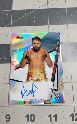 2020 Topps Finest WWE WWF Wrestling #A-AN Andrade Autograph - Image 1 of 2