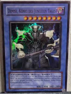 YuGiOh - 1x Demise, König des jüngsten Tages (1) - SOI-DE035 - Super - Deutsch - Bild 1 von 4