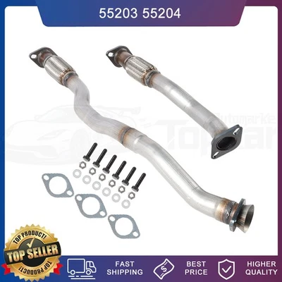 Front Exhaust Flex Pipe For Ford Explorer 3.5L V6 2013 2014 2015 2016 2017~2019 Foto 1 de 4