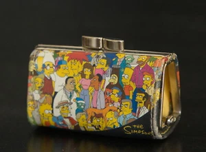 Los Simpson - Bolso Multicolor de Cuero en Miniatura / Billetera / Bolsa - USADO - Imagen 1 de 7