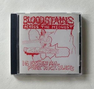 BLOODSTAINS ACROSS THE MIDWEST 16 Essential Punk Rock Blasts | 1994 CD - NM/VG+ - Picture 1 of 3