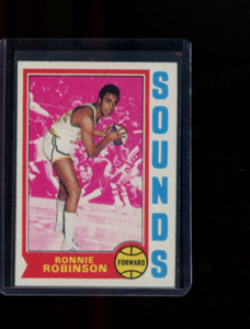 1974-75 Topps Basketball Card #251 Ronnie Robinson Memphis Sounds