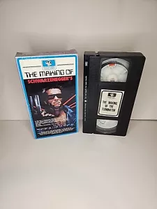 RARE The Making Of The Terminator VHS Arnold Schwarzenegger - Picture 1 of 6