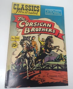 Classici illustrati marzo 1945. I Fratelli Corsi. Fumetto vintage - Foto 1 di 7