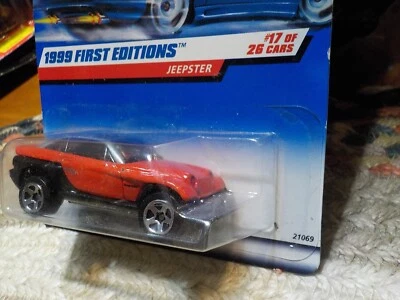 1999 HOT WHEELS FIRST EDITIONS  JEEPSTER - Image 1 of 2