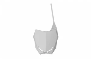 Placa de matrícula delantera SUZUKI RMZ 250 2019 - 2024 RMZ 450 2018 - 24 BLANCO MX - Imagen 1 de 1