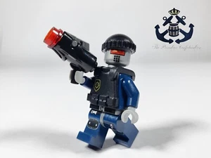 LEGO Movie Minifigure Robo SWAT + Body Armor Vest & Blaster tlm044 70808 / 70813 - Picture 1 of 1