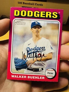 Walker Buehler La Dodgers 2024 Topps Heritage Baseball Karte #363 - Bild 1 von 2
