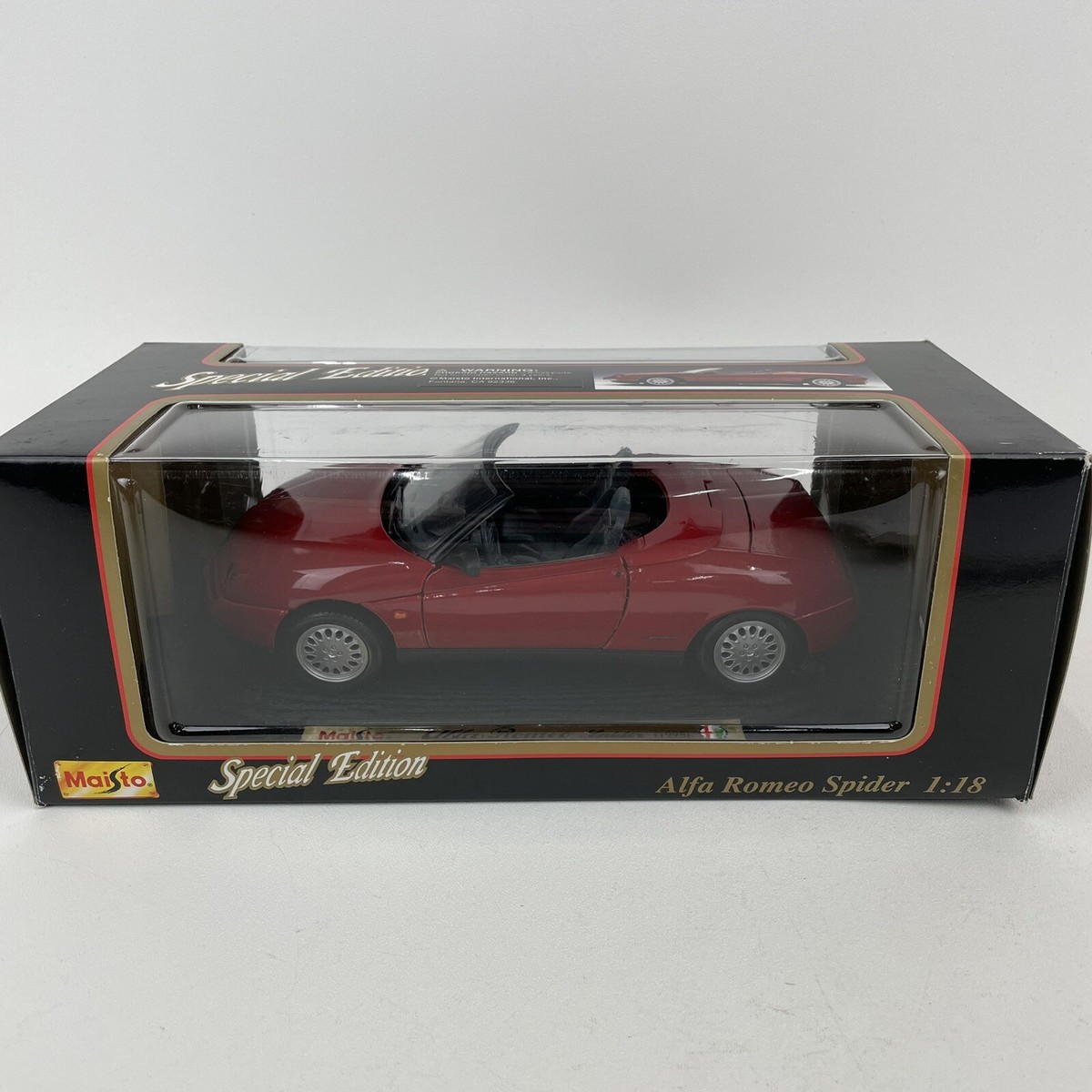 ダイキャスト　1/18  ALFA ROMEO SPIDER Maisto Alfa Romeo Diecast & Toy 1:18 for sale - eBay