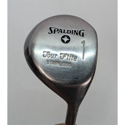 SPALDING TOUR FLITE STAINLESS 1 WOOD STEEL SHAFT RH 42.5in - Image 1 of 4