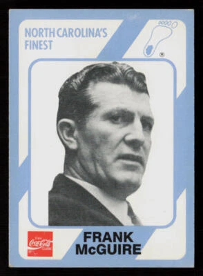 Frank McGuire 1989 Collegiate Collection North Carolina's Finest #104 Tar Heels - Image 1 of 2