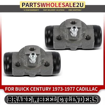 Cilindro de rueda de freno de tambor trasero 2 piezas para Buick Century Cadillac Jeep Oldsmobile Foto 1 de 4