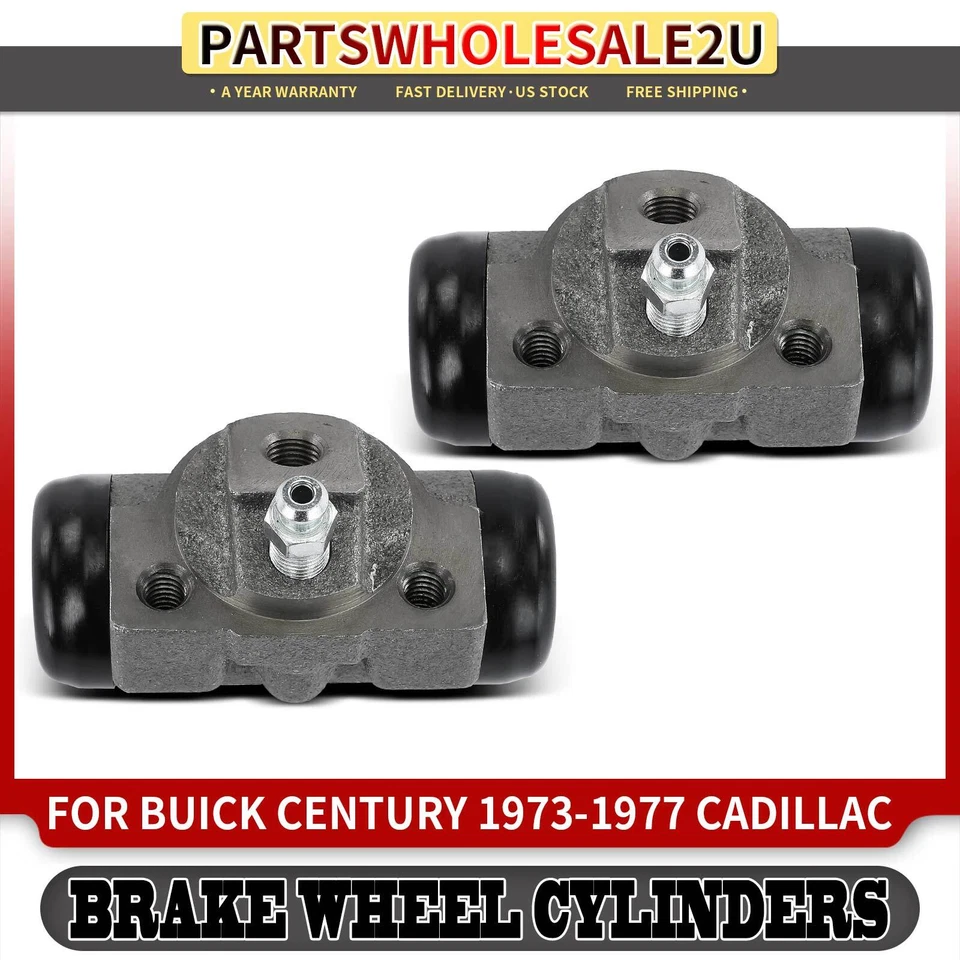 2Pcs Rear Drum Brake Wheel Cylinder for Buick Century Cadillac Jeep Oldsmobile - Image 1 of 4