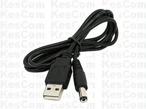 Adapterkabel USB A-Stecker auf Klinkenstecker 5V schwarz   #10106a - Afbeelding 1 van 1