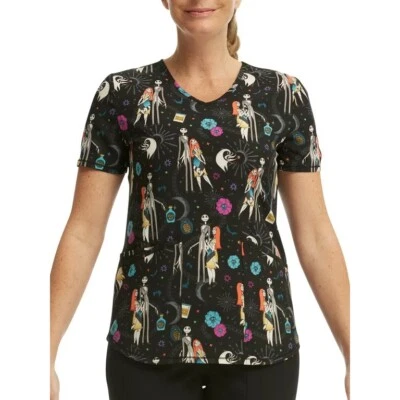 Disney The Nightmare before Christmas scrub top. Sz 3X. Brand New. - Image 1 of 4