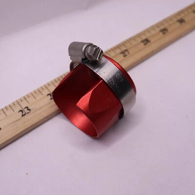 Conector de manguera de abrazadera de aluminio -20AN tamaño 1,13" ID x 1,41" OD - solo conector Foto 1 de 4