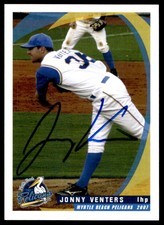 2007 Grandstand Myrtle Beach Pelicans Jonny Venters IP Autograph Card