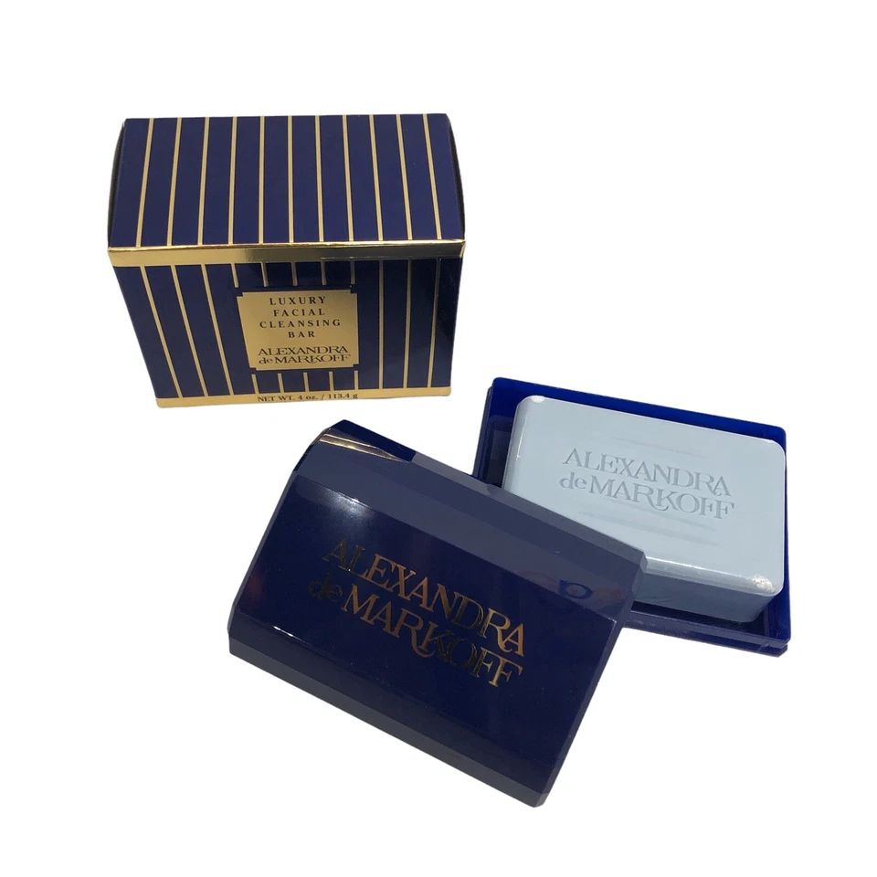 Barra de limpieza facial de lujo Alexandra de Markoff 4 oz - nueva en caja con estuche Foto 1 de 4