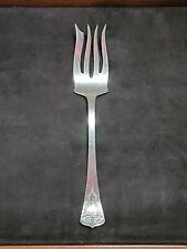 1881 Rogers Plymouth 1917 Silverplate Medium COLD MEAT FORK Continental Mfg Co