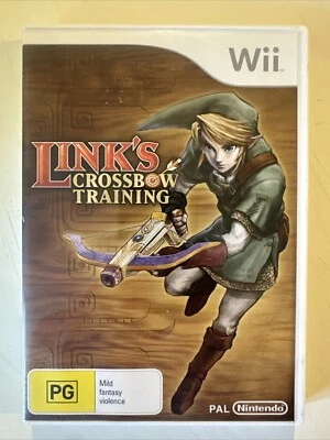 Link’s Crossbow Training + Manual - Nintendo Wii - Tested & Working - Image 1 of 4