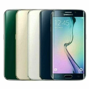 Samsung Galaxy S6 Edge G925F 32GB Unlocked Smartphone - Green Gold White B HA - Picture 1 of 5