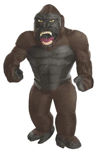 Kong Skull Island Adult Inflatable King Kong Gorilla Fancy Dress Costume - Picture 1 of 1