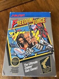 Freedom Force Nintendo NES Box and Foam Only 