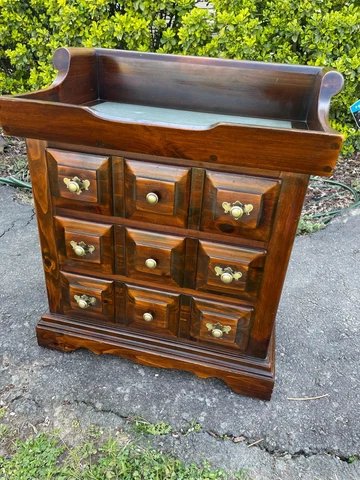 Link And Taylor Antique Dresser Cover