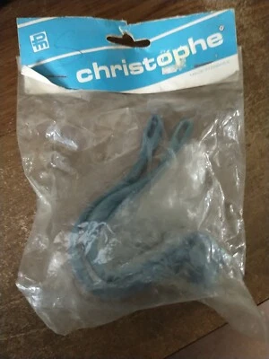 NOS Ladies Christophe Toe Clips  Blue Resin  size Small  made in France  NIP - Image 1 of 3