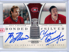 2010-11 Dominion Bonded in Silver Dual Auto #8 Guy Lafleur/Yvan Cournoyer 21/25