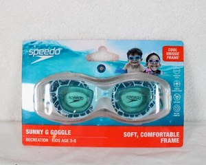 Speedo Sunny G Goggle Soft Comfortable Frame Age 3-8 Blue Brand New A315 - Picture 1 of 3