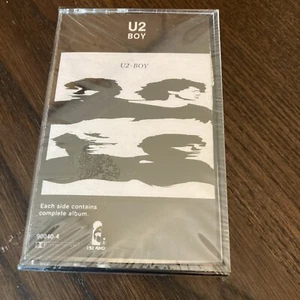 U2 BOY Cassette/Tape 1980, USA, full album both sides, NEW SEALED , Island - Picture 1 of 5
