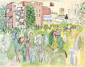Royal Ascot By Raoul Dufy Quality Print - Frame Me - Picture 1 of 2