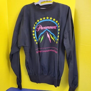 Vintage PARAMOUNT PICTURES FILM STUDIO PROMO Long Sleeve Shirt XL - Picture 1 of 7