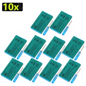 10pcs Rechargeable Battery for Nintendo Game Boy Advance SP Systems +Screwdriver - Picture 1 of 8