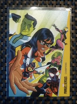 Panini MARVEL VERSUS Card / 2022 / CHAMPIONS :  MINT / ITALY - Image 1 of 2