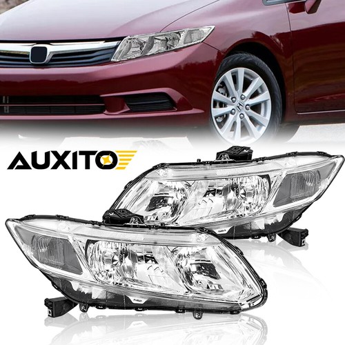 AUXITO Headlights Headlamps Assemblies LH RH For 20122015 Honda Civic
