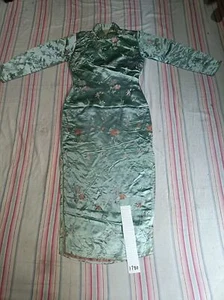 Antikes chinesisches Seidengewand aus der Qing-Dynastie, Vintage besticktes Kostüm Sammlerstück - Bild 1 von 9