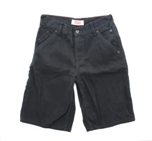 Levi's Boy's Cargo Shorts 8 Pocket Regular Brushed Canvas Black, Size 14 Reg - Picture 1 of 2