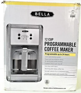 Bella Coffee Maker 12 Cup Programmable up to 24hrs Coffee Maker - Picture 1 of 15
