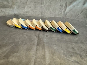 LOT VTG Dymo Label Maker Tape 3/8 Multiple Colors Rolls - Picture 1 of 4