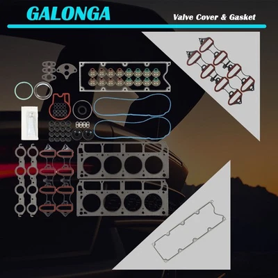 Conjunto de junta de cabeça para Chevrolet Silverado 1500 GMC Sierra 1500 1999-2001 - Imagem 1 de 4