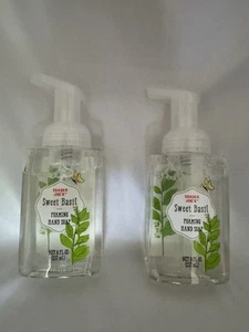 Set Of 2 Trader Joe's SWEET BASIL 8 fl oz Scented Foaming Hand Soap NEW RARE - Picture 1 of 4