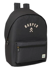 Safta HARPER & NEYER BLACK – Backpack for 15.6 Inch Laptop and USB, Ideal for Yo - Afbeelding 1 van 5