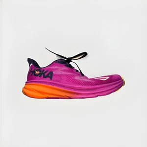 Hoka One One Mens Clifton 9 Pink Orange Running Shoes Sneakers Size 9.5 D - Picture 1 of 9
