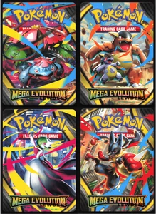 4 Trainer Tips Set - Mega Evolution - Build & Battle - Pokemon Insert Cards - Picture 1 of 9