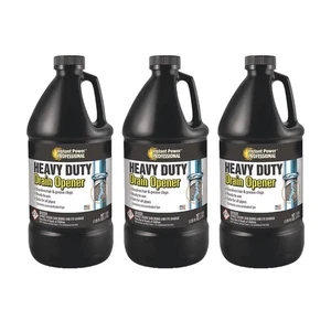 Pack of 3 1 Gal. Instant Power Professional 8876 Sink Drain Opener Cleaner Clog - Picture 1 of 8