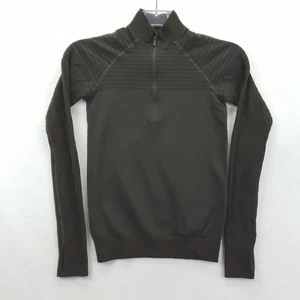 Pullover Lululemon Mujer Pequeño Oliva Oscuro Swiftly Tech 1/2 Cremallera Pulgares Correr - Imagen 1 de 8