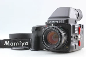 [COMO NUEVO con empuñadura] Mamiya 645 Pro AE Finder C 80 mm f/2,8 N Lente 120 Película Trasera JAPÓN - Imagen 1 de 17